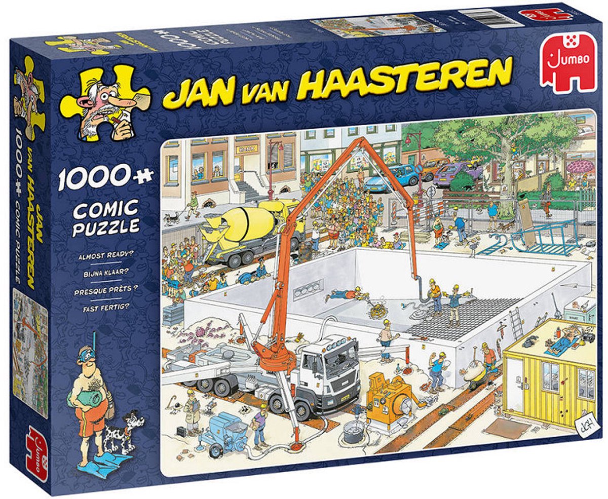 Jan van Haasteren - Bijna Klaar? - 1000 stukjes puzzel — afbeelding 2