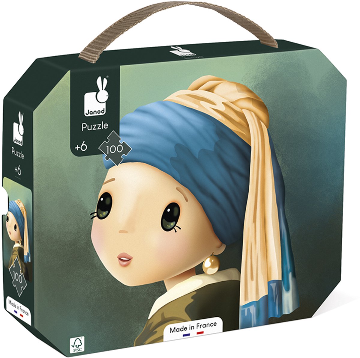 Janod - Puzzel - Op Vermeer geïnspireerd — afbeelding 6