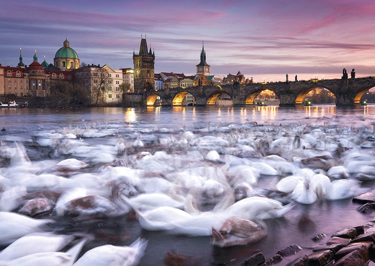 Schmidt puzzel Christian Ringer - Prague - 1000 stukjes landschap.