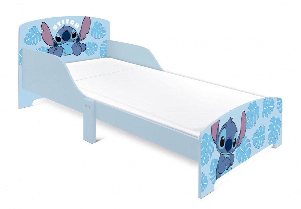 Disney Lilo & Stitch Kinderbed 70x140 cm – MDF Hout – Met Veiligheidshekjes – Peuterbed vanaf 3 Jaar
