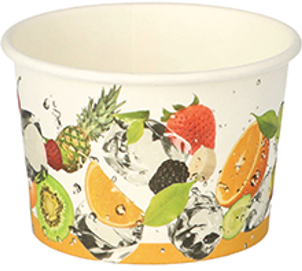 10x 50 IJsbekers karton 125 ml Ø 75 cm · 48 cm Fruit
