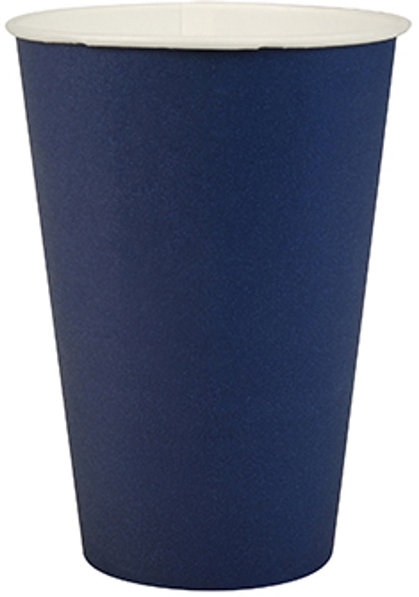 15x 20 Drinkbekers Karton 02 l Ø 7 cm · 97 cm donkerblauw