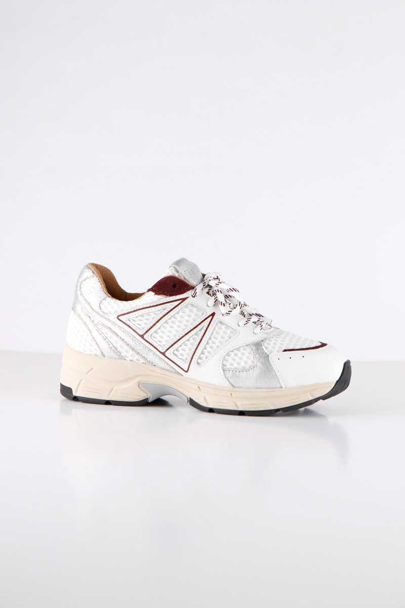 DWRS Label - Sneakers - Saru - White Bordeaux - Maat 40