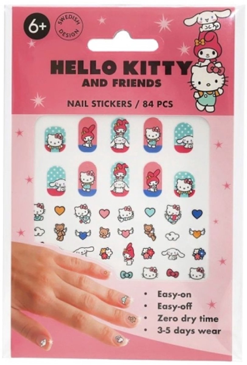 Micki Hello Kitty - Nagelstickers voor kinderen en creatief spel.
