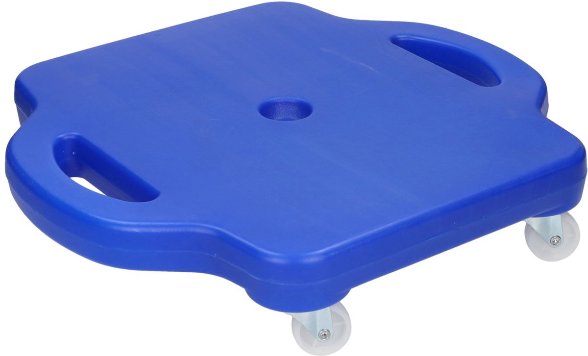 Albatros Hengelsport sliding board blauw met zwenkwielen voor kinderen.