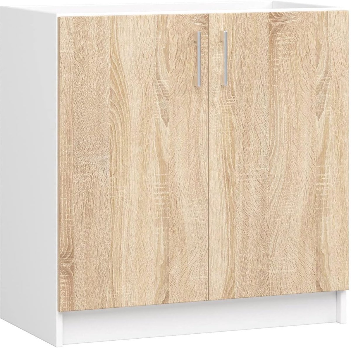 Keukenkast Lima - Keukenopslag - Keuken organiseren - Modern design - 82 x 80 cm - Wit