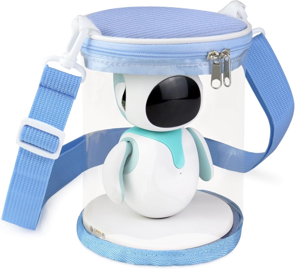 Robot huisdier tas - Draagbare opbergtas - Robot vervoer - Specifiek ontwerp - 12x16x16 cm - Blauw