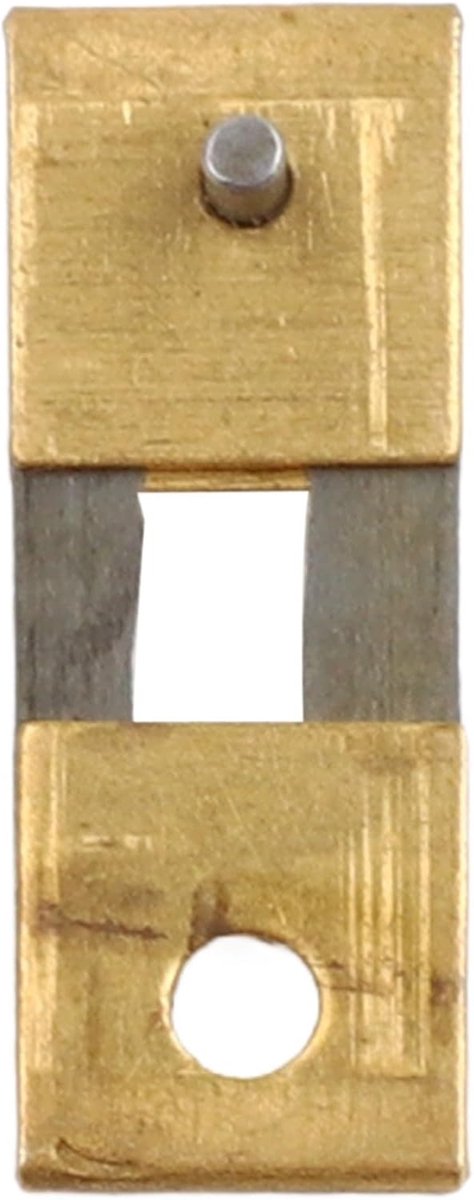 Klok Slinger Blad - Vervangingsdeel Slinger - Klok Reparatie - Antiek Metaal Ontwerp - 21x8mm - Goud-Zilver