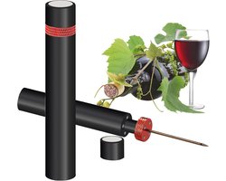 carmdering - Kurkentrekker - wijnopener- Luchtpomp Wijn Flesopener - Veilig Draagbare Roestvrij Staal - Pin Cork Remover - Luchtdruk Kurkentrekker - Keuken Gereedschap - Bar Accessoires- gadgets cadeau