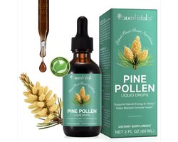 Kahil Pine Pollen Druppels 60ml Dennenpollen Extract Vloeibaar Tinctuur Vegan Suikervrij