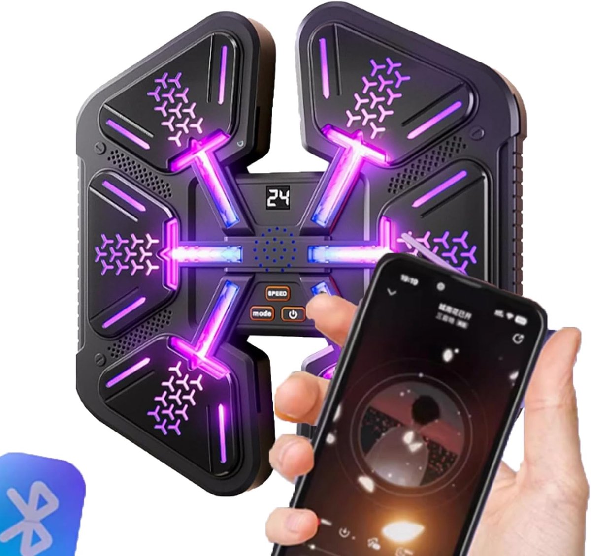 Music Boxing Machine | Punch-Free Installation | PU Flexible Target Surface | Intelligent Data Recording | Soundproof Boxing Machine