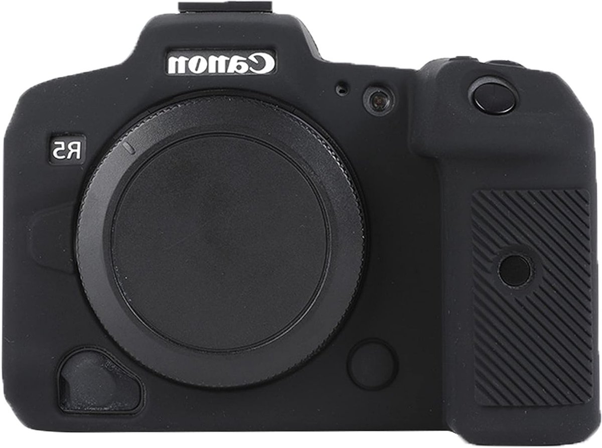 Zachte Siliconen Camera Bescherming voor Canon EOS R5 - Ideale Beschermhoes voor Fotografie en Reisgebruik