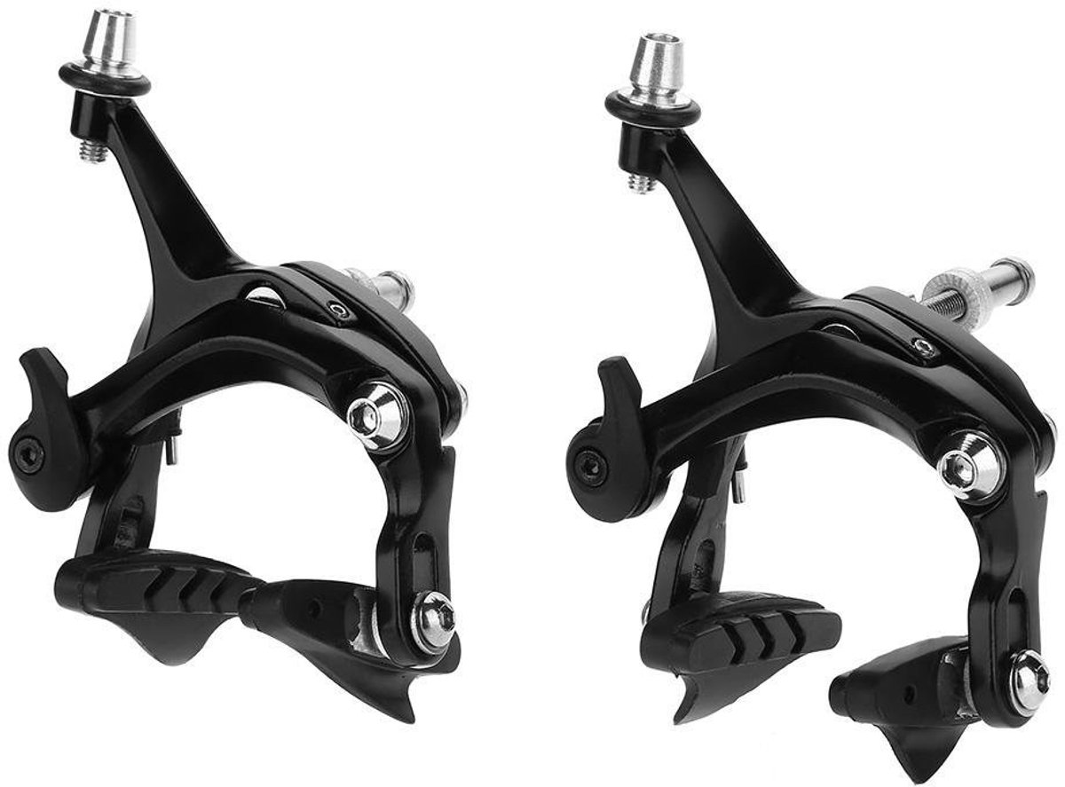 Allecto - Remset Fiets - Aluminium Remmen - Duurzaam en Betrouwbaar - Zwart - Geschikt voor Racefietsen - 2 Stuks