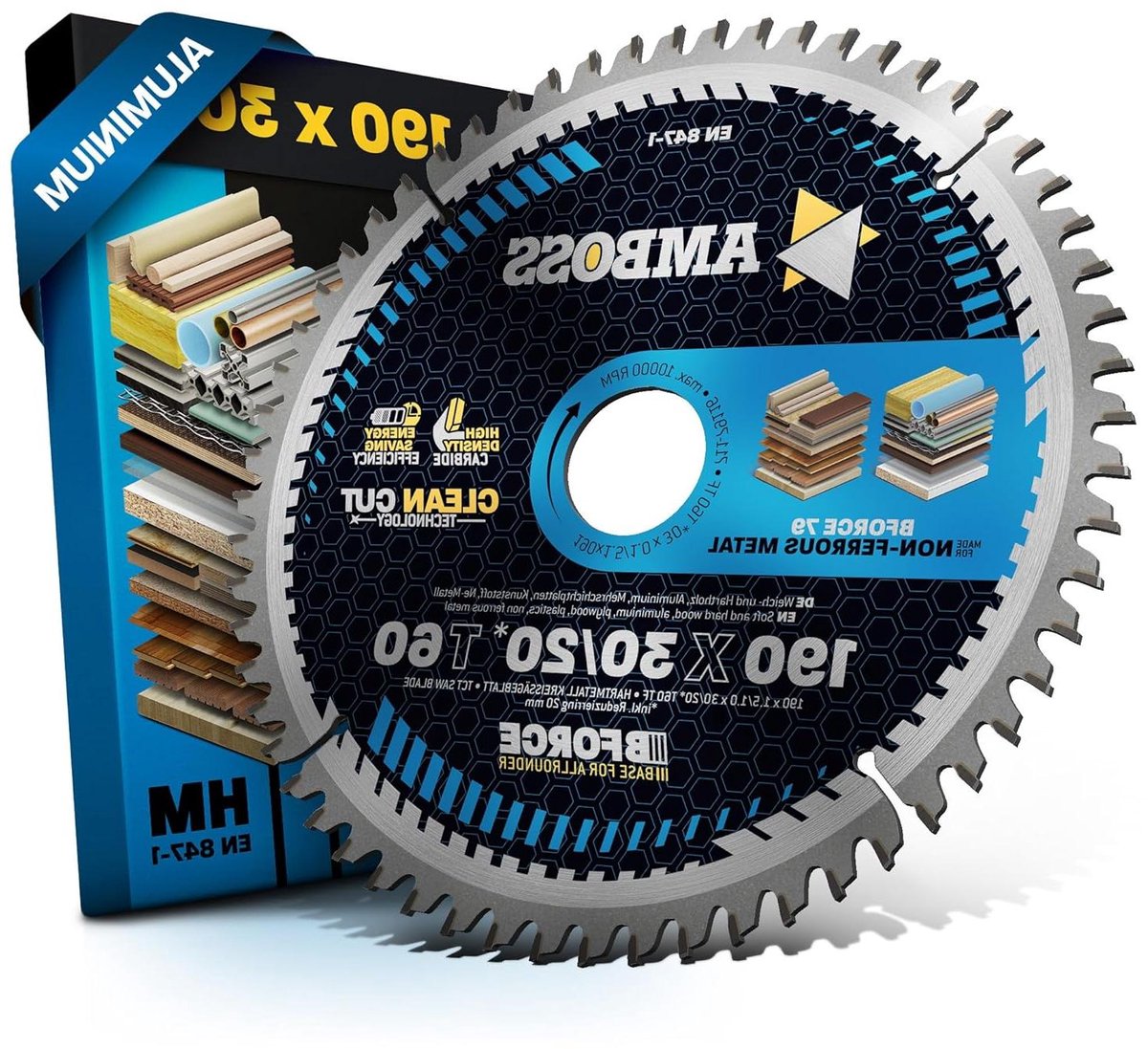 Cirkelzaagblad Aluminium - Zaagblad Metaal - Niet-ferro metalen zagen - Geringe zaagbreedte - 50 mm - Zilver