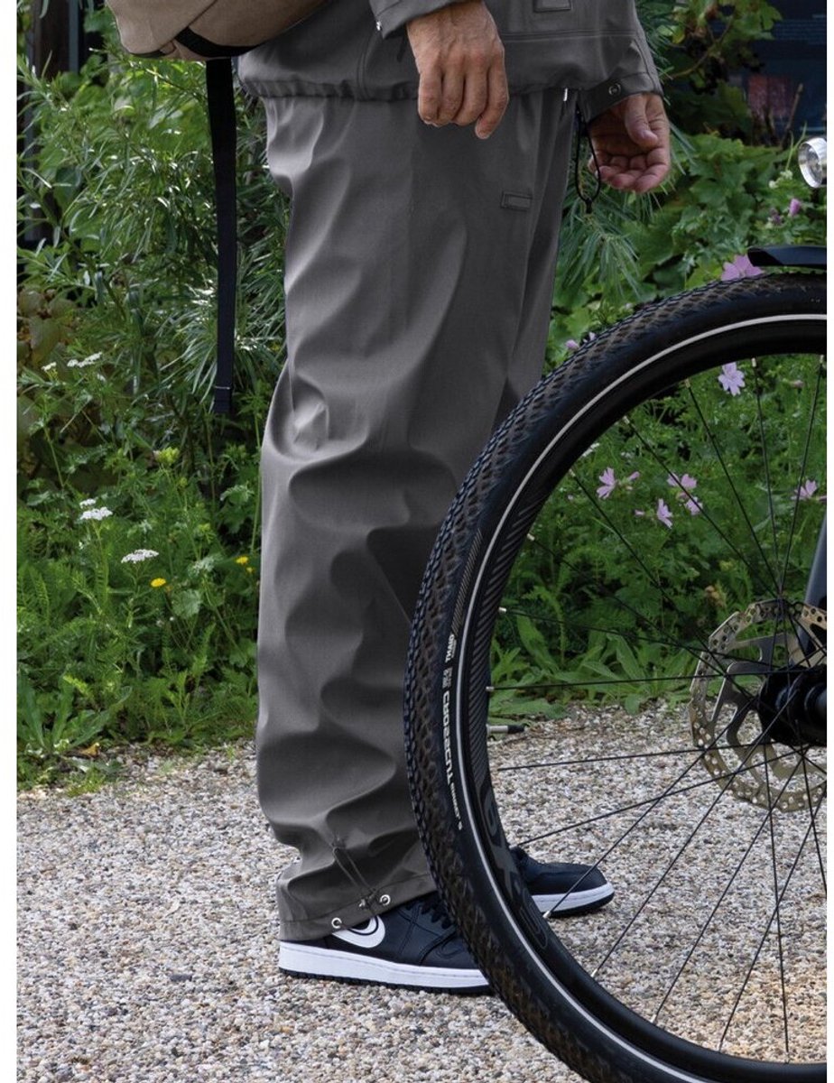 Regenbroek Mirage Rainfall Trouser Soft Touch - maat L - earl grey
