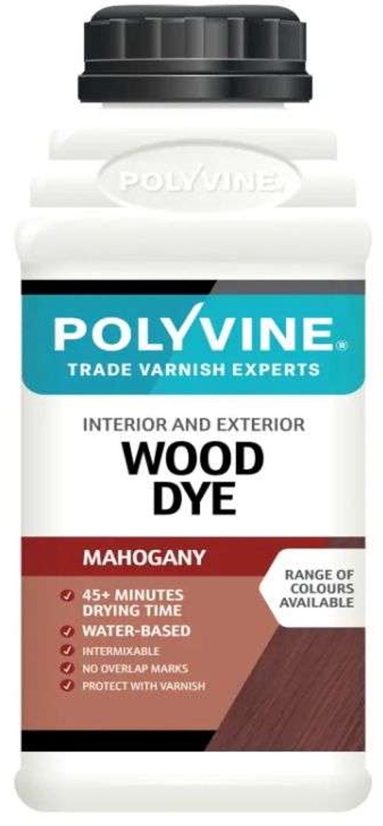 Polyvine Wood Dye-Houtbeits Mahonie 500 ml