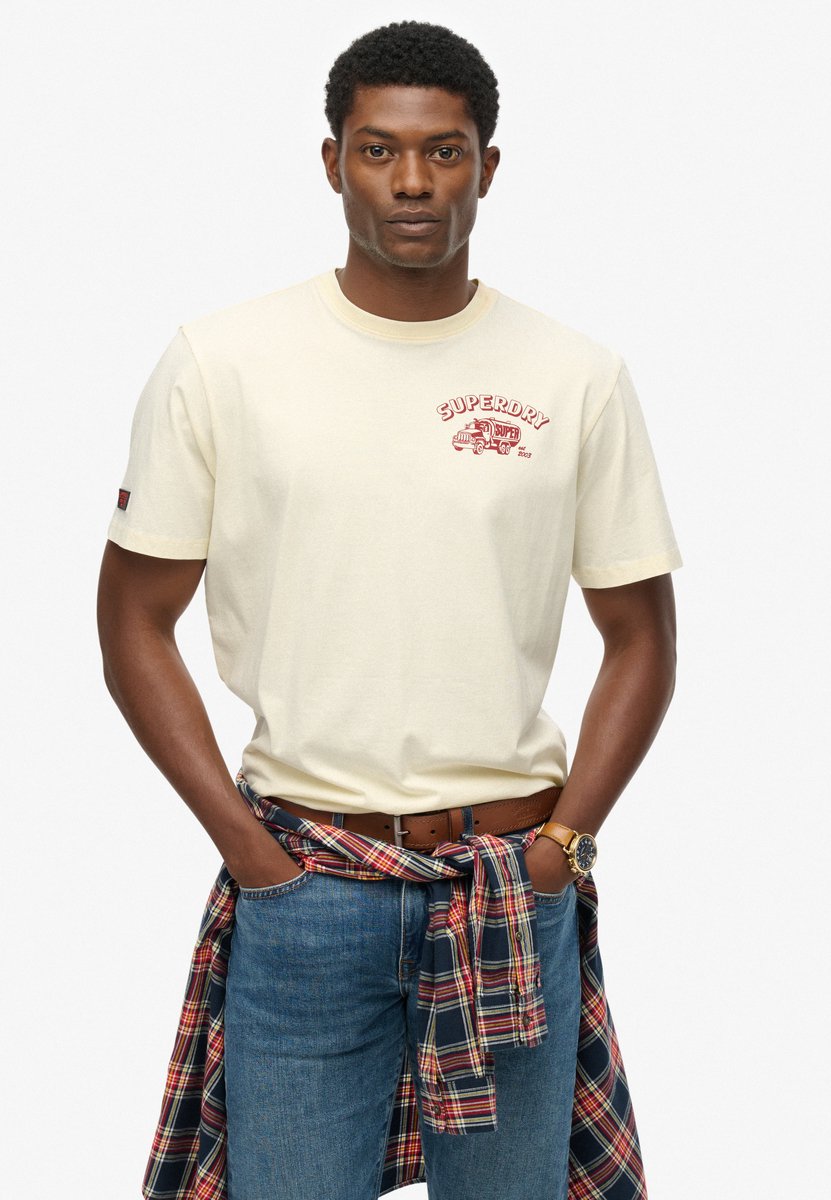 Superdry Trade Tools Oversized T-shirt Heren T-shirts Wit