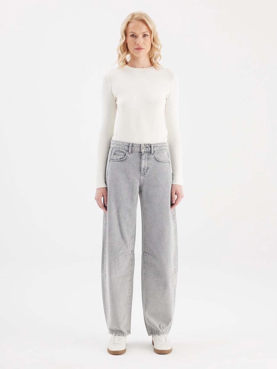 COJ - Clara - Balloon Fit Jeans - Marble Grey