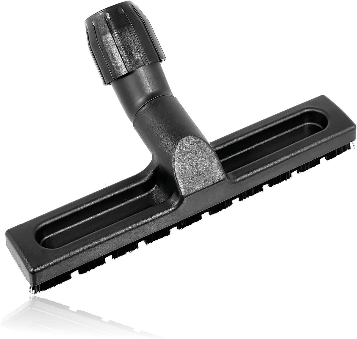 Stofzuigerborstel Harde Vloer - Vloerborstel Wielen - Stofzuigen Parket - Met Glide Wielen - 300 mm breed - Zwart