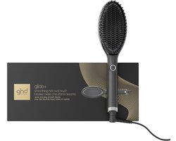 ghd - Glide+ Professionnal - Warmteborstel – Elektrische Stijlborstel met Ionentechnologie – Keramisch – Alle Haartypes – Zwart