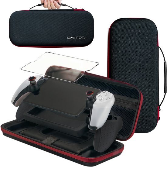 Kit d'accessoires ProFPS pour PS5 PlayStation Portal – Étui, Housse, Poignées et Protecteur d'écran