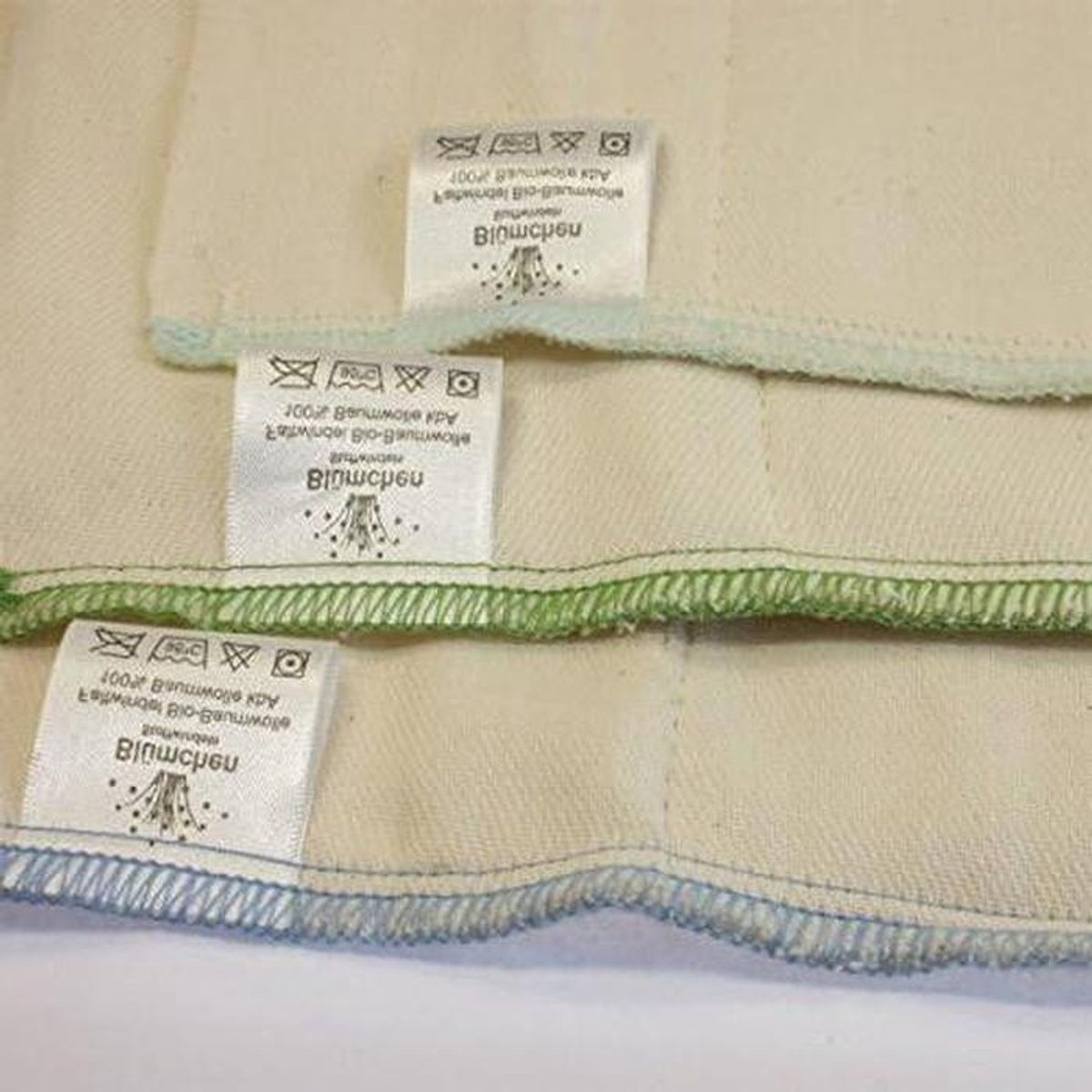 Stoffen Luiers - Vouwluiers Katoen - Baby Verzorgen - Biologisch Katoen GOTS - X-Small 6 Stuks - Naturel