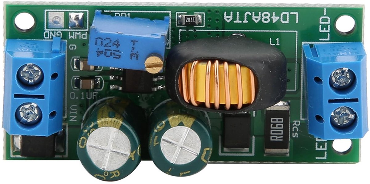 Allecto - LED Driver Module - 72W DC PWM Controller - Verstelbaar 1-3A - 97% Efficiëntie - Stroomvoorziening - Voor Elektronica - Energiezuinig