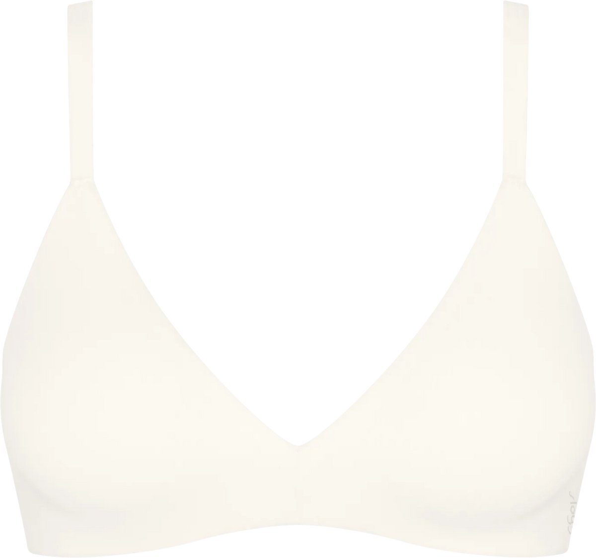 Sloggi ZERO Feel Pure THE UP Push Up Dames Beha - ZIJDE WIT