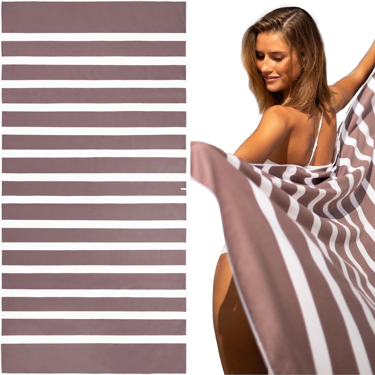 carmdering - Extra Groot Ligdoek - Oversized Strandlaken - Microvezel Handdoek - Zandafstotend - Sneldrogend - Microvezel - Ultra Zach - Compact voor Reizen - 1 Stuk-180*90cm