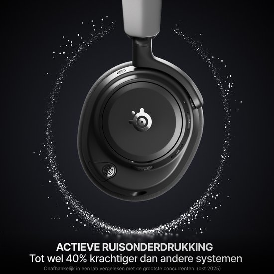 SteelSeries - Arctis Nova Pro Omni - Hi-Res Wireless Certified Gaming Headset - PC, PlayStation, Xbox & Switch - Zwart