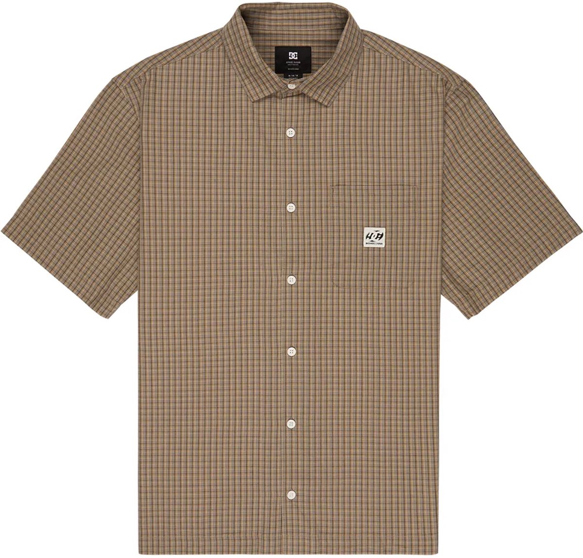 Dc Shoes Game On Overhemd Met Korte Mouwen XL Man Wild Dove