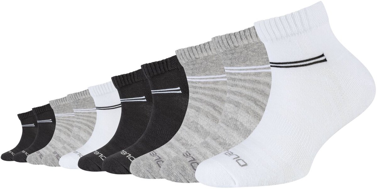 camano, Kindersokken, sportsokken, mesh-ventilatie, zonder compressie, voetboogondersteuning, gekamd katoen, verstevigde hiel, verstevigde teen, zachte teen naden, camano, 10-pack, actieve kindervoeten, comfort. Korte sokken.