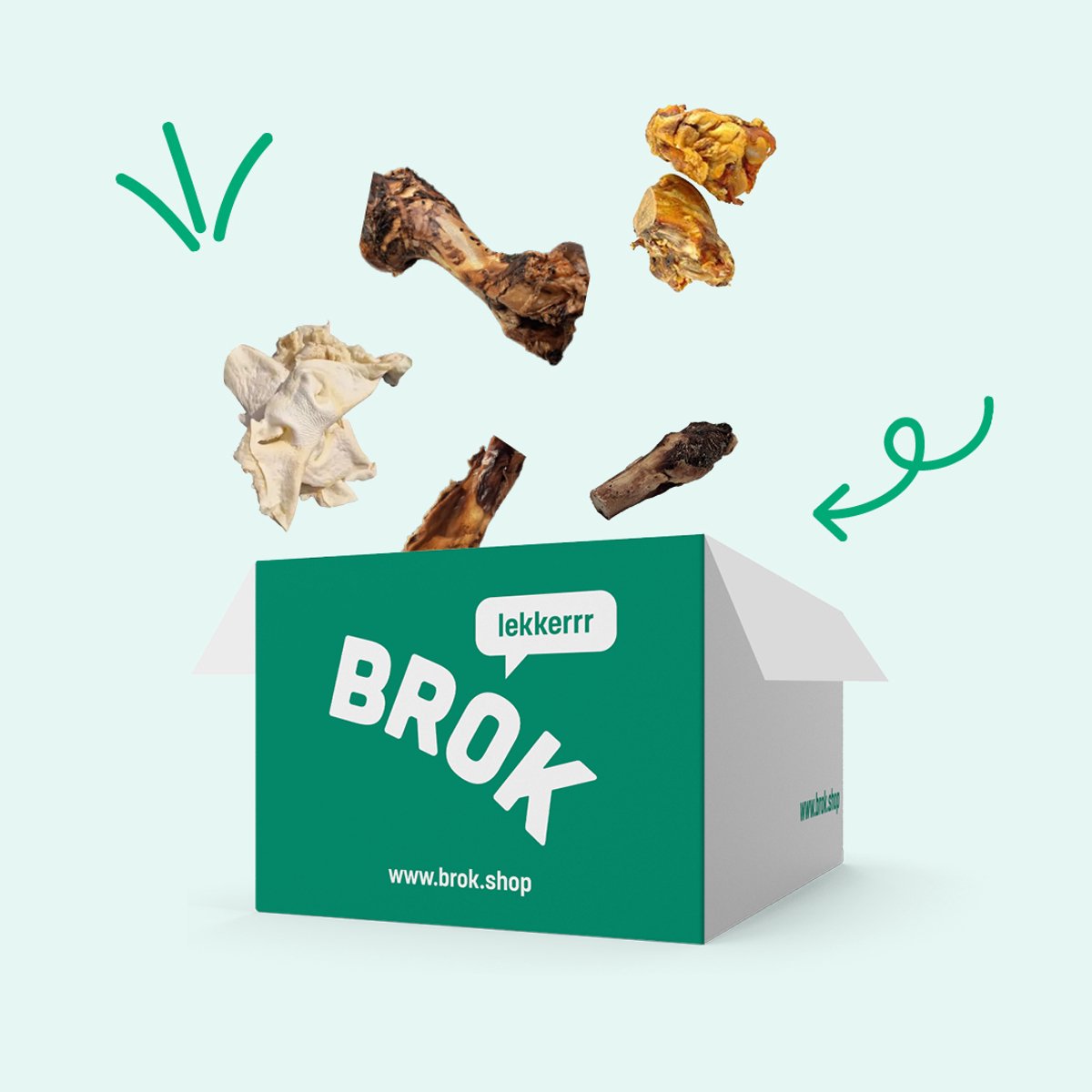 Grote Honden Snackpakket - 100% Natuurlijke Hondensnacks Ideaal Voor grote honden - Gezond, Licht Verteerbaar, Zonder Toevoegingen - 1.4kg