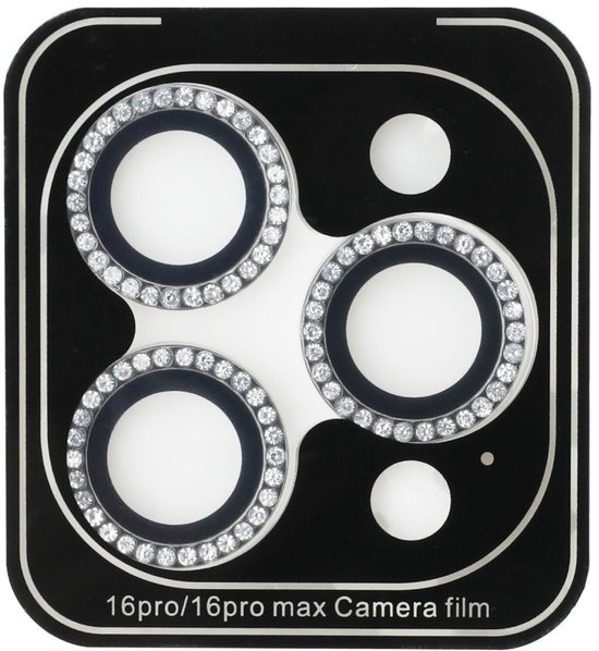 Camerafolie met Guess logo en strass steentjes.