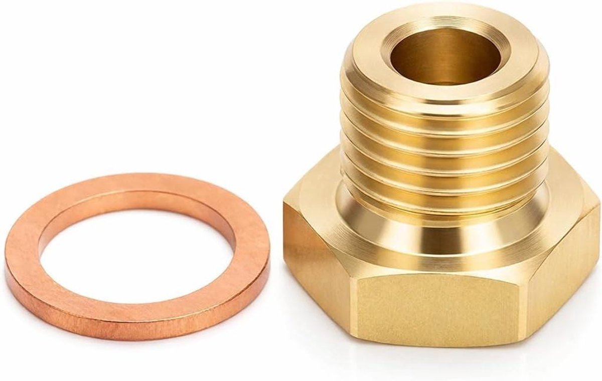 Temperatuurmeter Adapter - Zender Adapter - Auto Onderhoud - Universele Pasvorm - 2 Stuks - Metaal