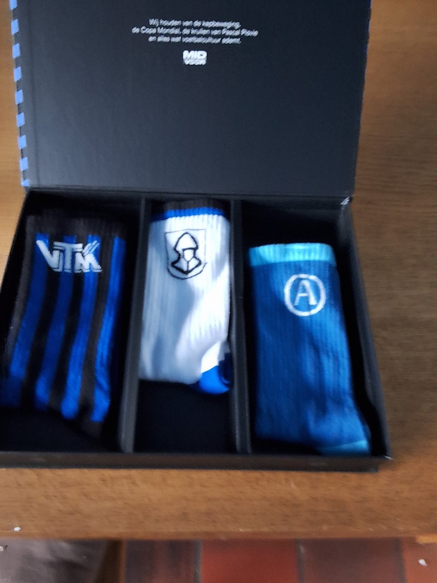 Club Brugge 3 paar retro sokken 1 maat katoen