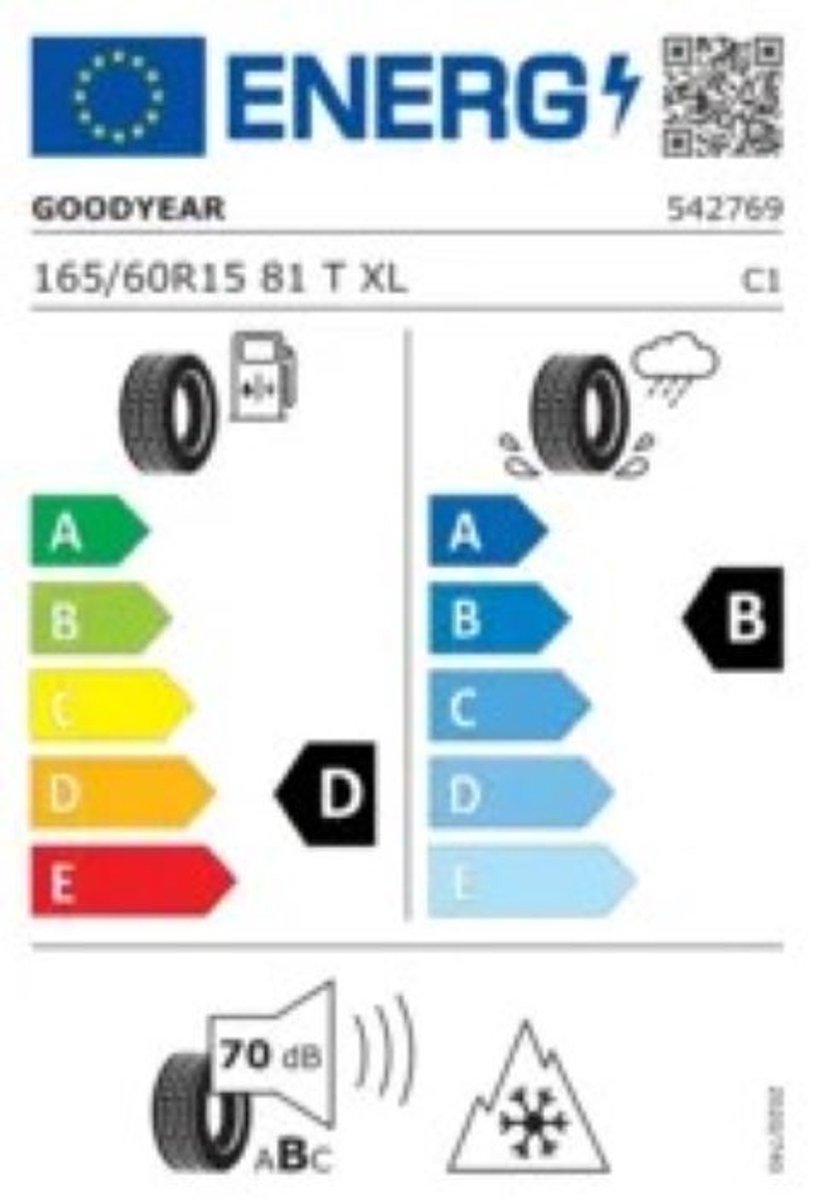 Goodyear Vector 4Seasons G2 165/60 R15 81T XL 3PMSF – foto 2