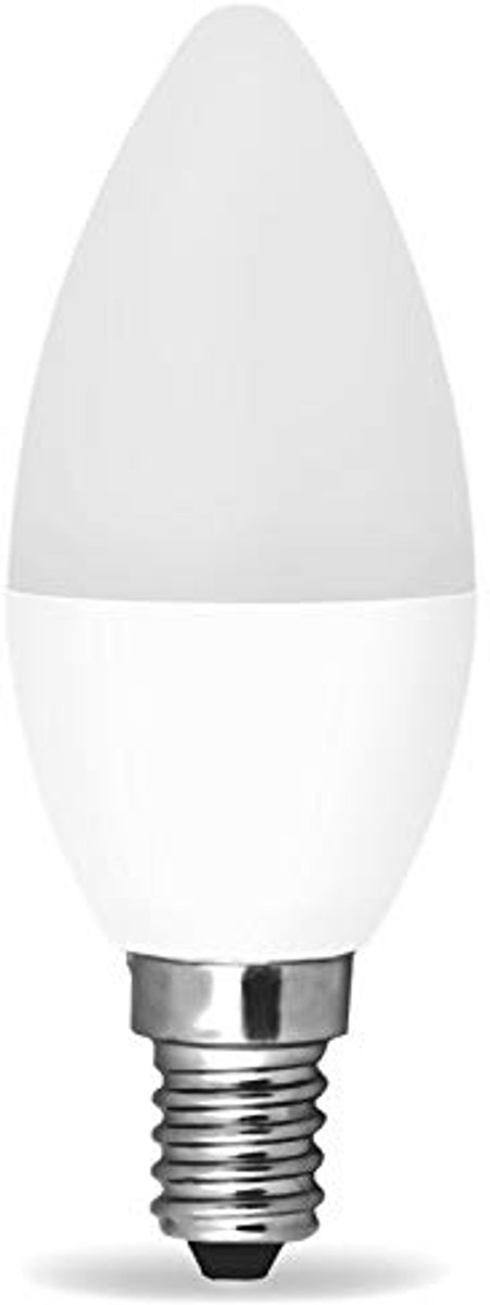 Kwazar Luminaire LED-lamp E14 kaarsvorm Milk lamp SMD 4W zoals 40W LED-lamp C37 koudwit lamp 350 lm