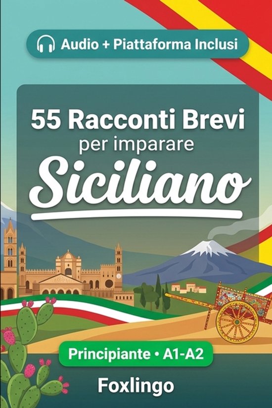 55 racconti bilingue per imparare il siciliano per principia ... - cover