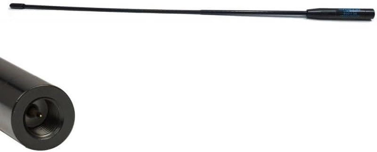 Antenne - VHF radio antenne - Draagbare radio - Gekalibreerd in band - 40 cm - Zwart