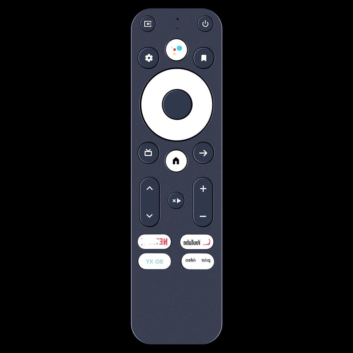 Afstandsbediening - Mediabox Controller - TV Bediening - Spraakfunctie - 13.5 cm - Zwart