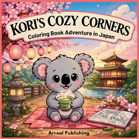 Kori's Cozy Corners Coloring Book Adventure in Japan - cover