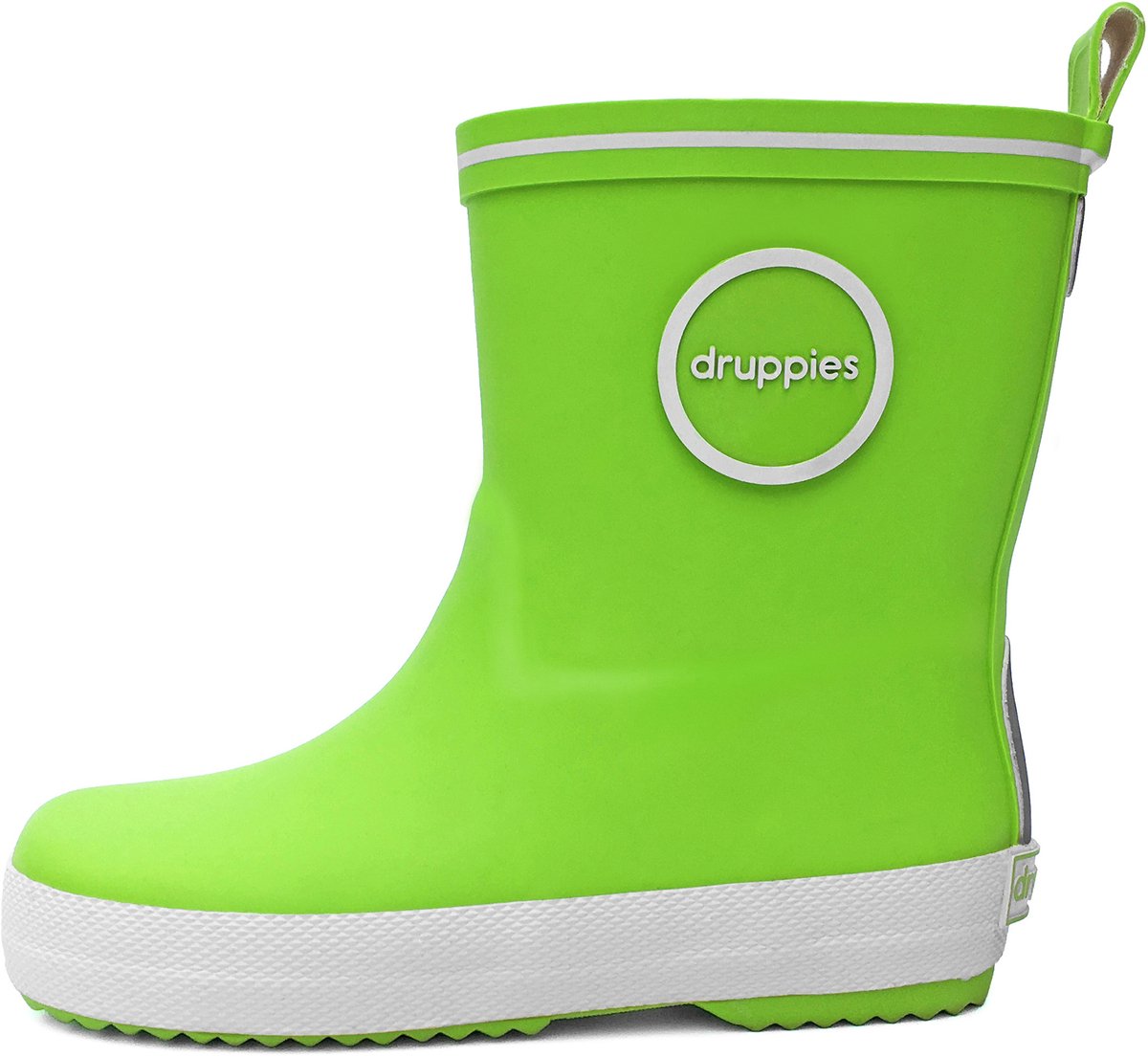 Druppies Regenlaarzen Kinderen - Groene Rubber Laarzen - Meisjes - Jongens - Fashion Boot - Maat 32