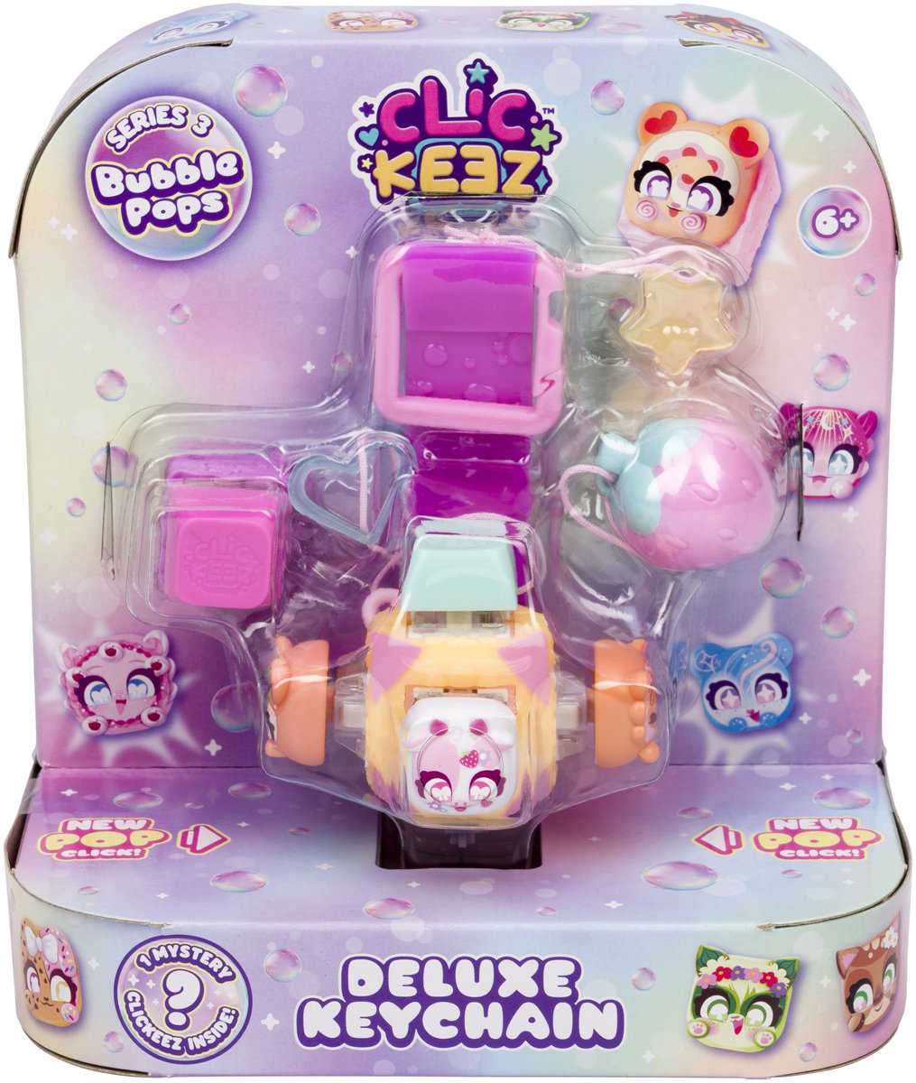Clickeez deluxe sleutelhanger, serie 3