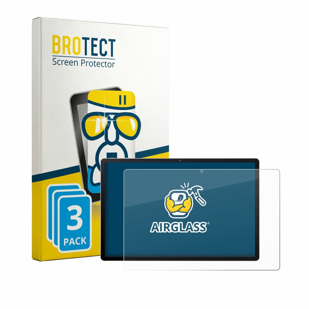 Screenprotector 3 Stuks voor Acer Iconia A14 Beschermglas transparant
