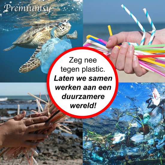 Pailles réutilisables durables en métal EcoFriendly - Différentes tailles - Pailles en acier inoxydable réutilisables - Ensemble de 15 pièces - Geen plastique - Argent