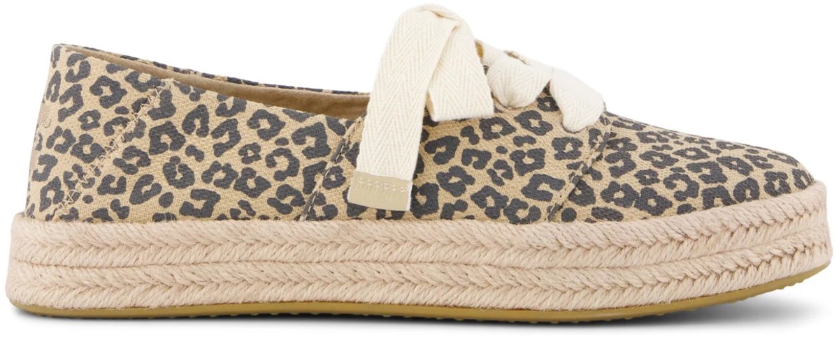 TOMS Carolina Lace-Up espadrille beige