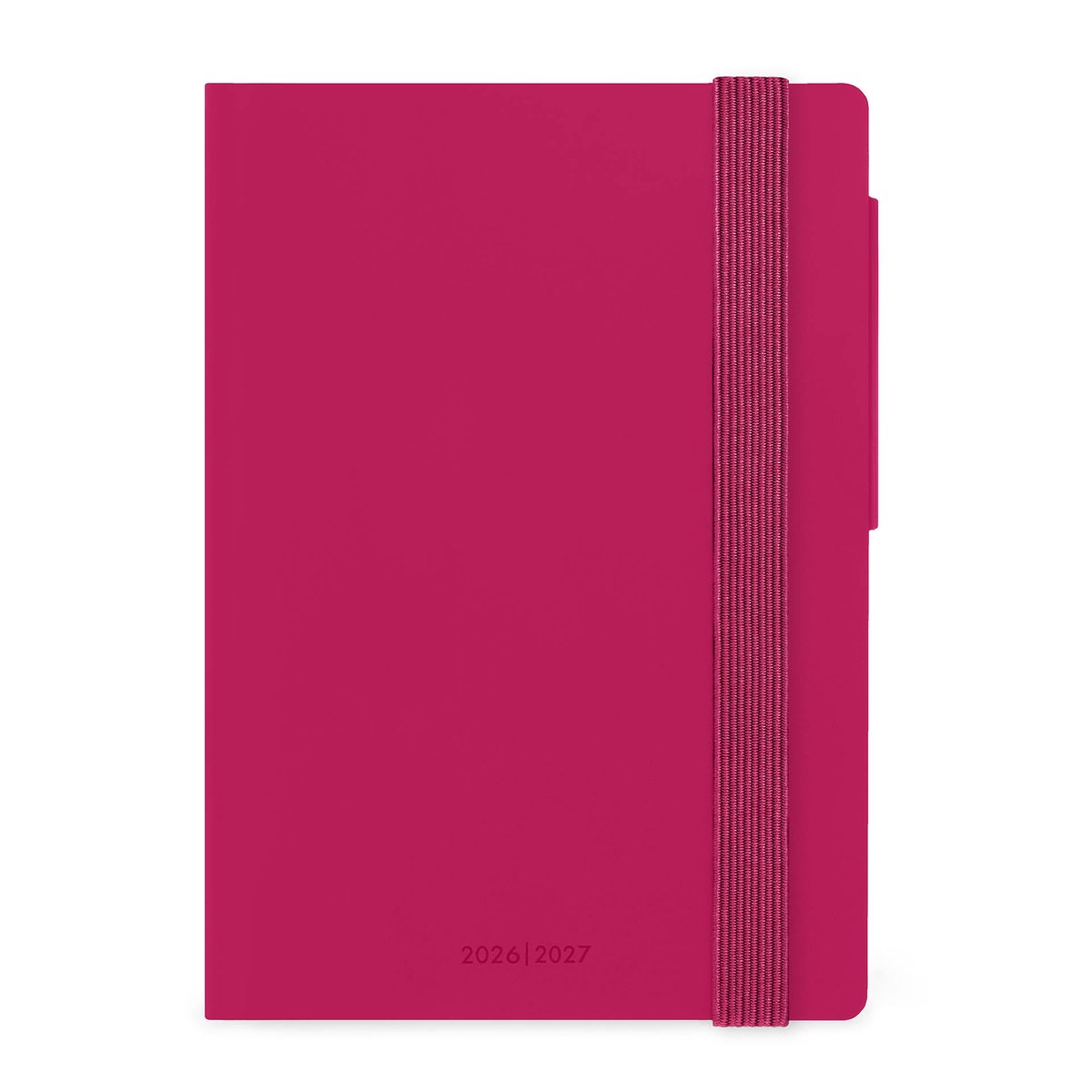 LEGAMI POCKET AGENDA 2026-2027 - 16mnd - WEEK OP 1 PAGINA + NOTITIE PAGINA - VEGAN OMSLAG - RASPBERRY JAM