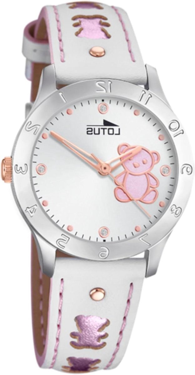 Meisjes Polshorloge - Kinderhorloge Analoog - Dagelijks Gebruik - Met Leerband - 5 Bar Waterdicht - Violet