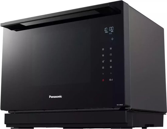 Panasonic NN-CS88LBEPG - Combi-Magnetron met Grill - Stoomoven - 31L - max 230°C - 1300W - 36 automatische programma's - Inclusief bakplaat - Zwart